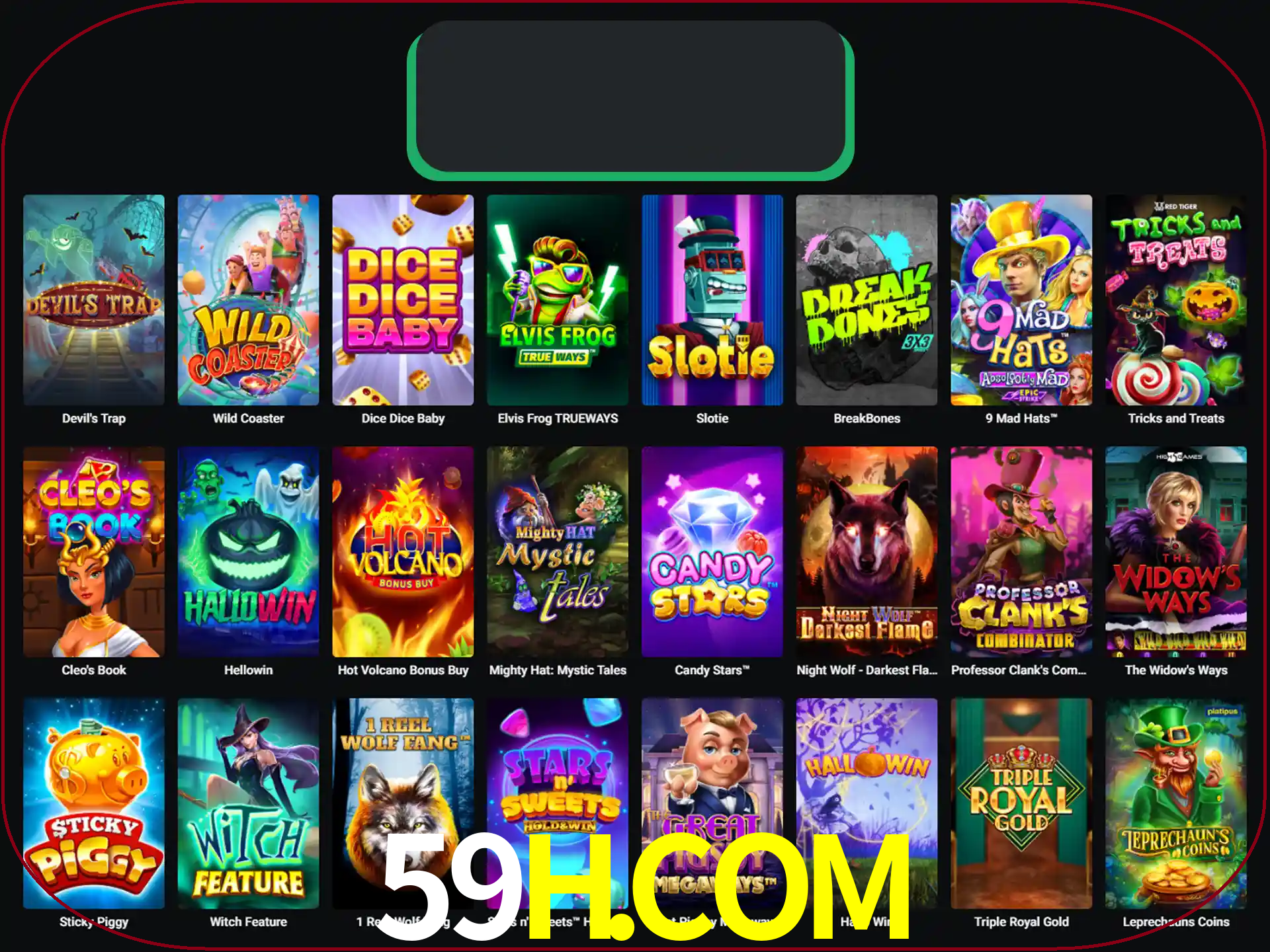 Procure por seus amados jogos de slot.